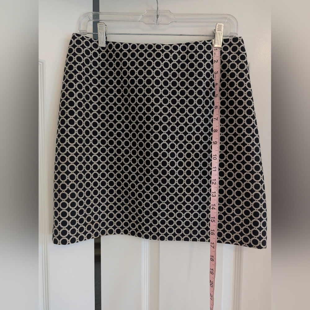 INC International Concepts Black and Cream Circle Skirt